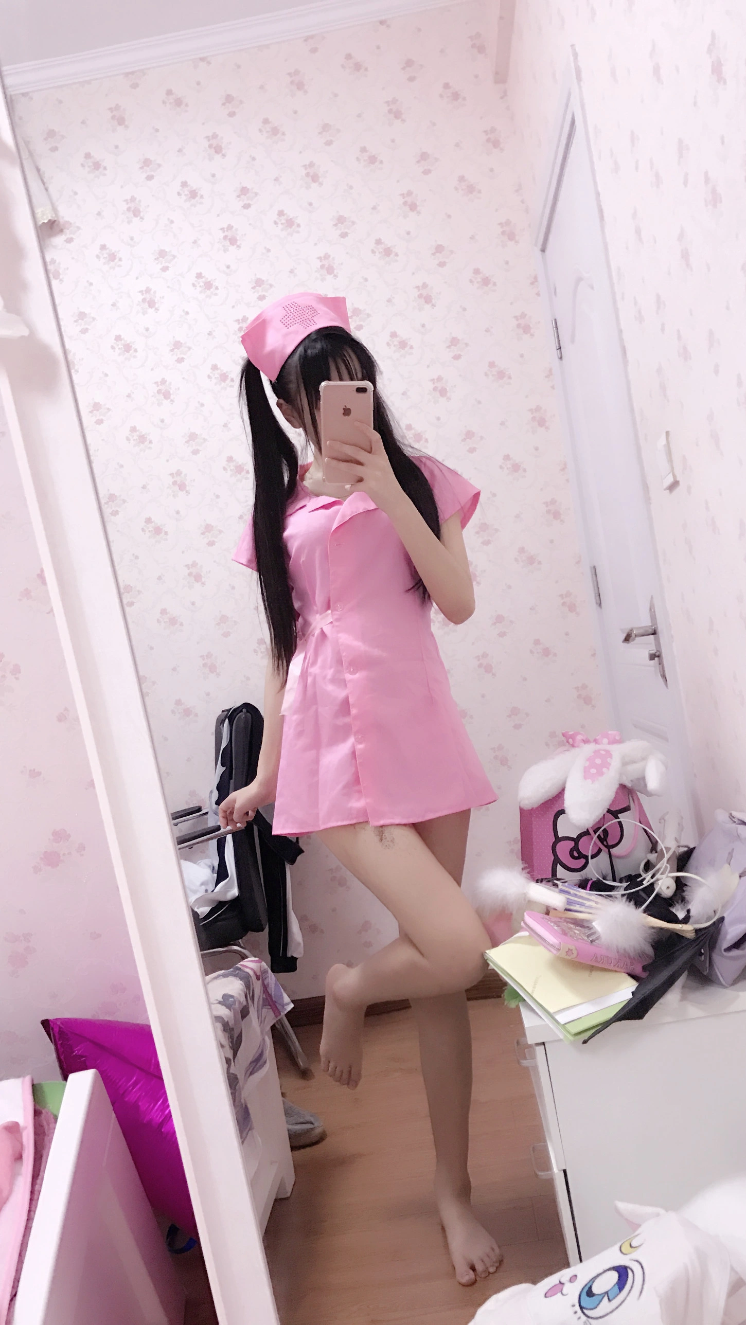双马尾少女赛高酱 - NO.51 粉红护士服 1