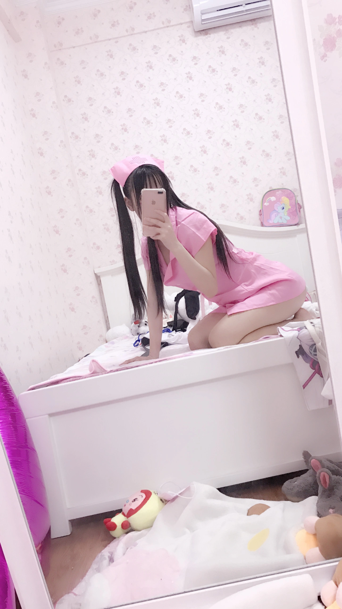 双马尾少女赛高酱 - NO.51 粉红护士服 3