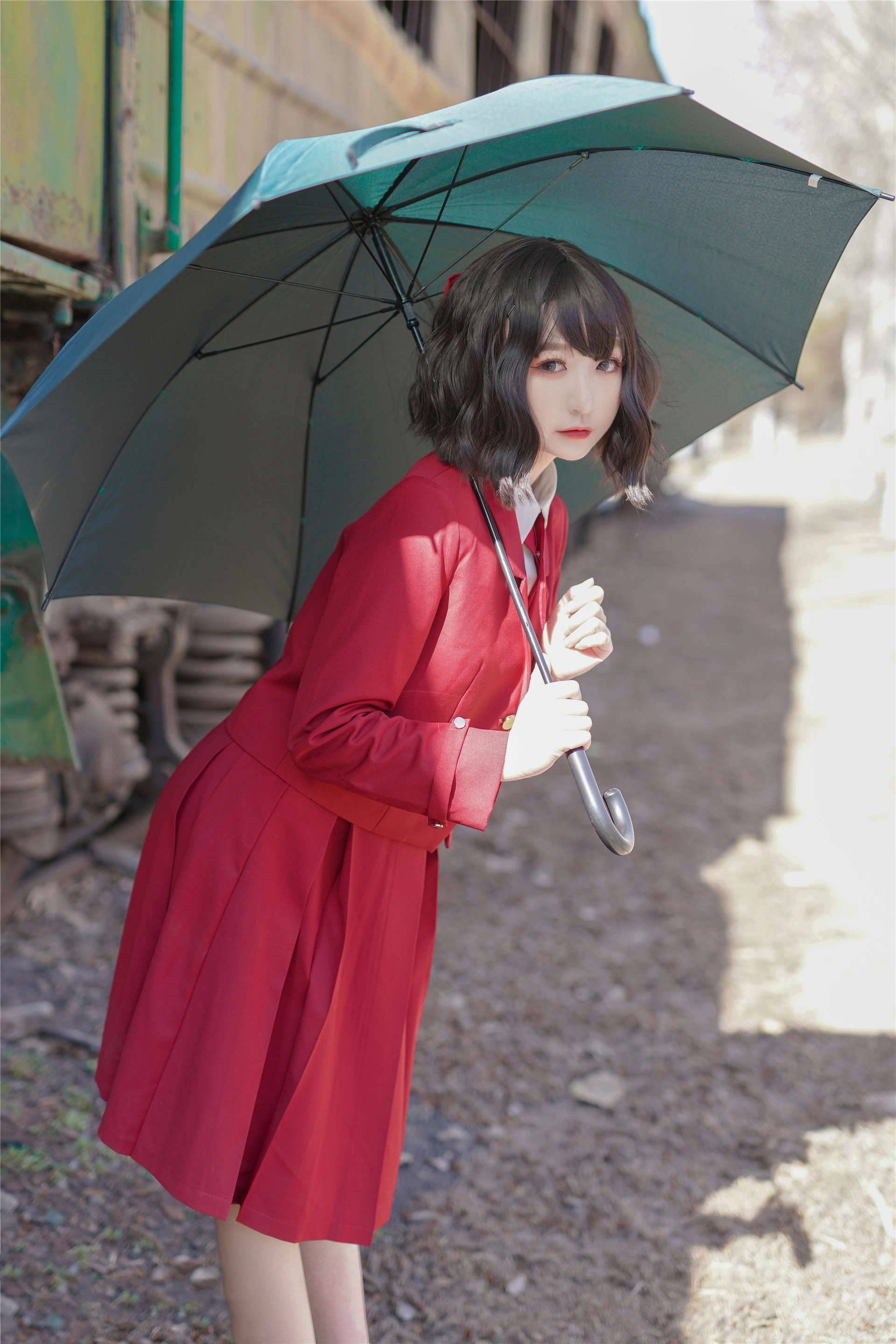 喵糖映画 - VOL.444 红色JK裙 2