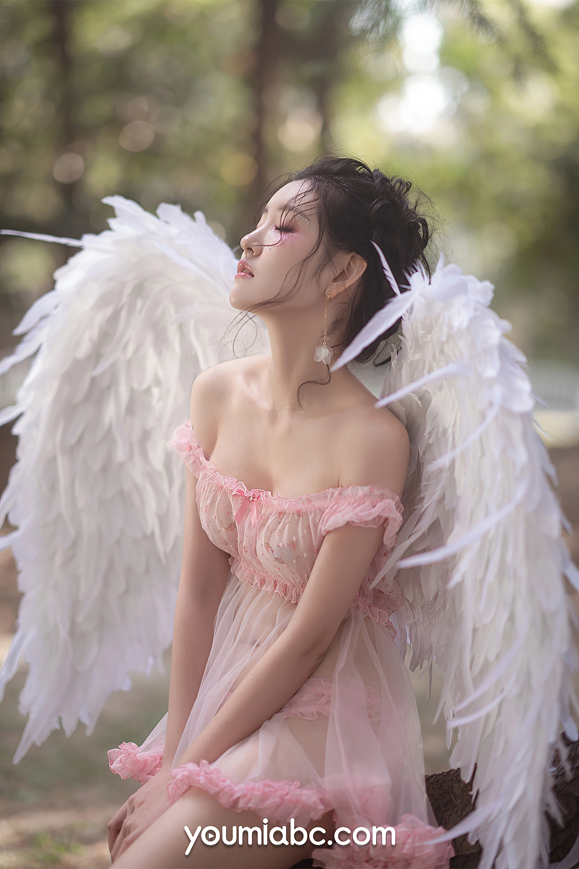 沈梦瑶 - YouMi尤蜜 2021.04.14 粉天使 1