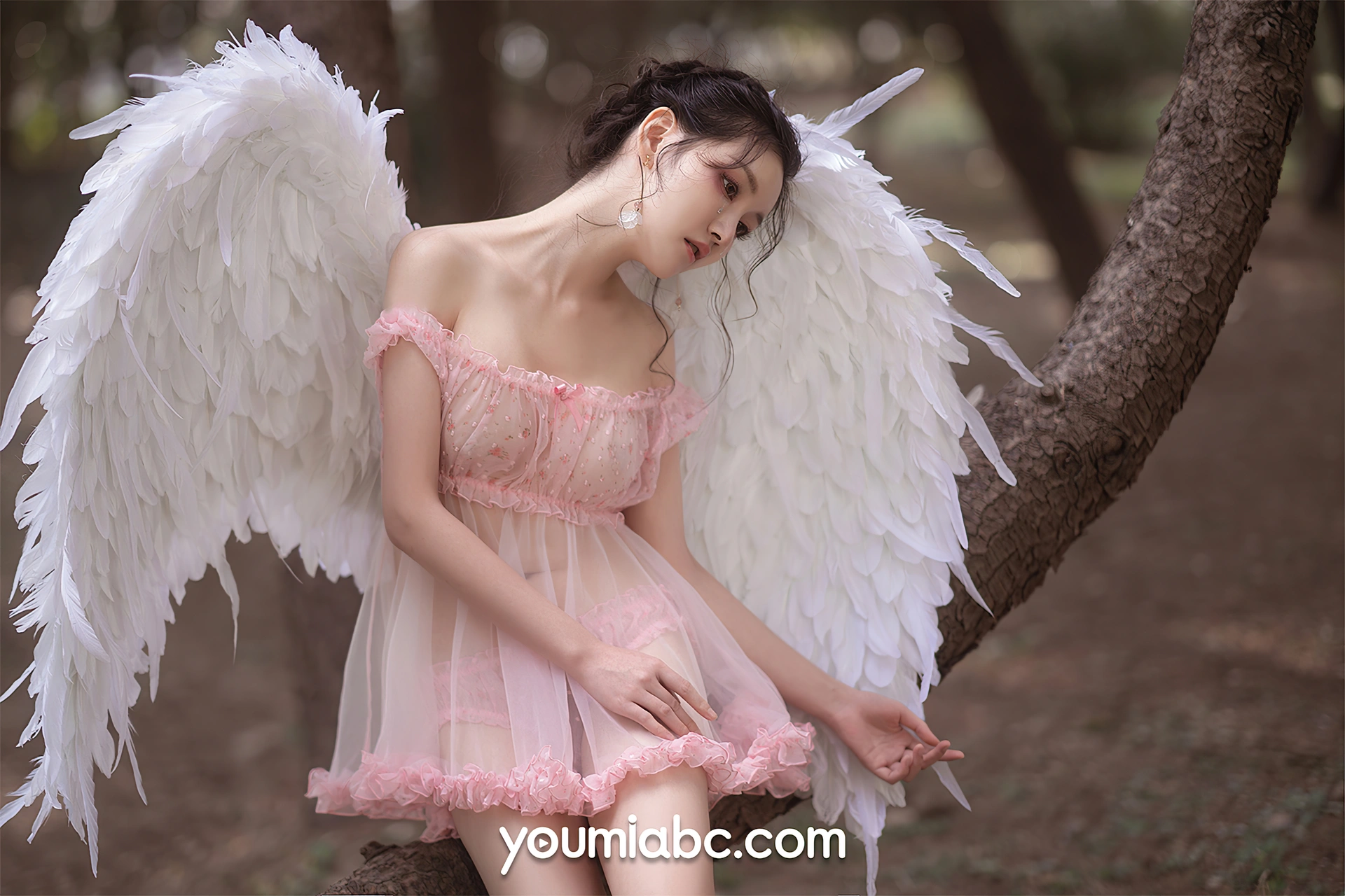 沈梦瑶 - YouMi尤蜜 2021.04.14 粉天使 3