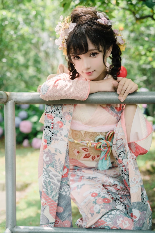 绣球花和服 - 花柒Hana